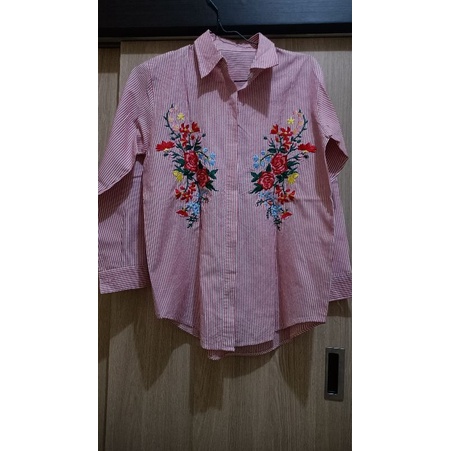 preloved kemeja blouse bordir