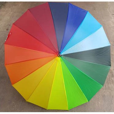 Payung Golf Pelangi 16 jari