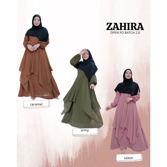 ZAHIRA DRESS / GAMIS CERUTY / GAMIS KONDANGAN