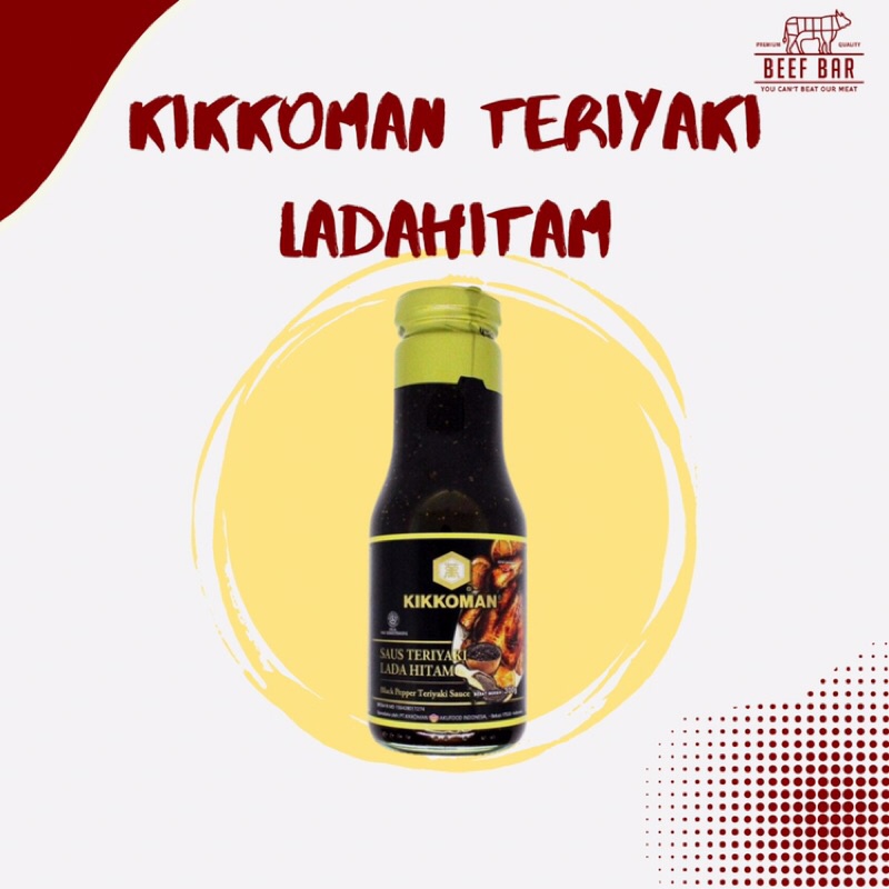 

KIKKOMAN TERIYAKI LADA HITAM / KIKKOMAN LADA HITAM 300ml
