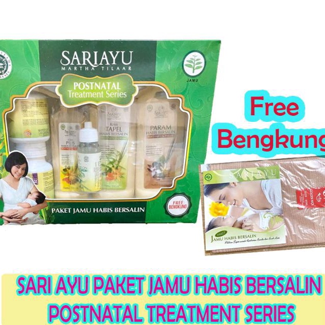 SARIAYU PAKET JAMU HABIS BERSALIN POSTNATAL TREATMENT SERIES