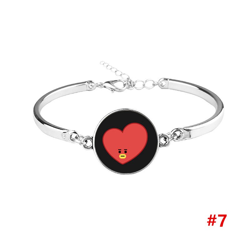 [Bayar Di Tempat]Gelang Bangle Bangle Kpop BTS Bangle Boys Warna Silver