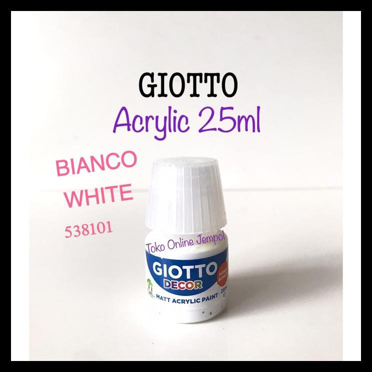 

Terlaris 25Ml Cat Acrylic Giotto Satuan Akrilik 538Xxx Paint Atk096Xgt - Putih