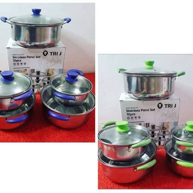 PANCI SET TRI J TUTUP KACA
