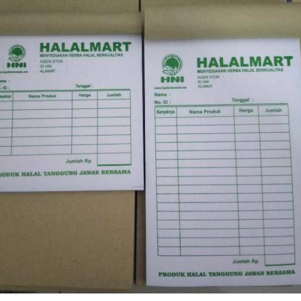 

{New Mall BBC 12Ju1Bq} NOTA HALALMART HNI / NOTA HPAI ♥
