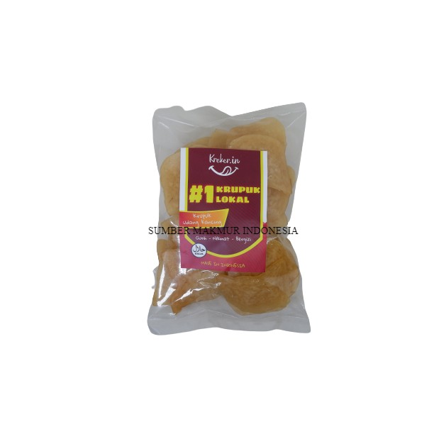 

KERUPUK UDANG KANCING CAP KREKER IN 250 GRAM - ECERAN