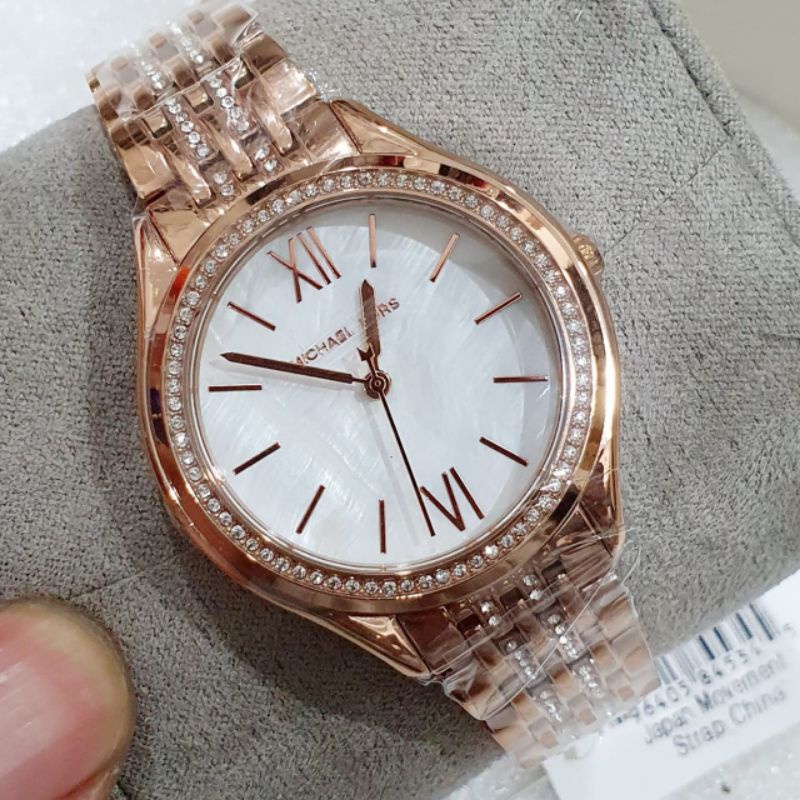 JAM TANGAN PRIA WANITA | RANTAI | KULIT | KARET | MURAH | MICHAEL KORS MK-7076 WANITA ORIGINAL