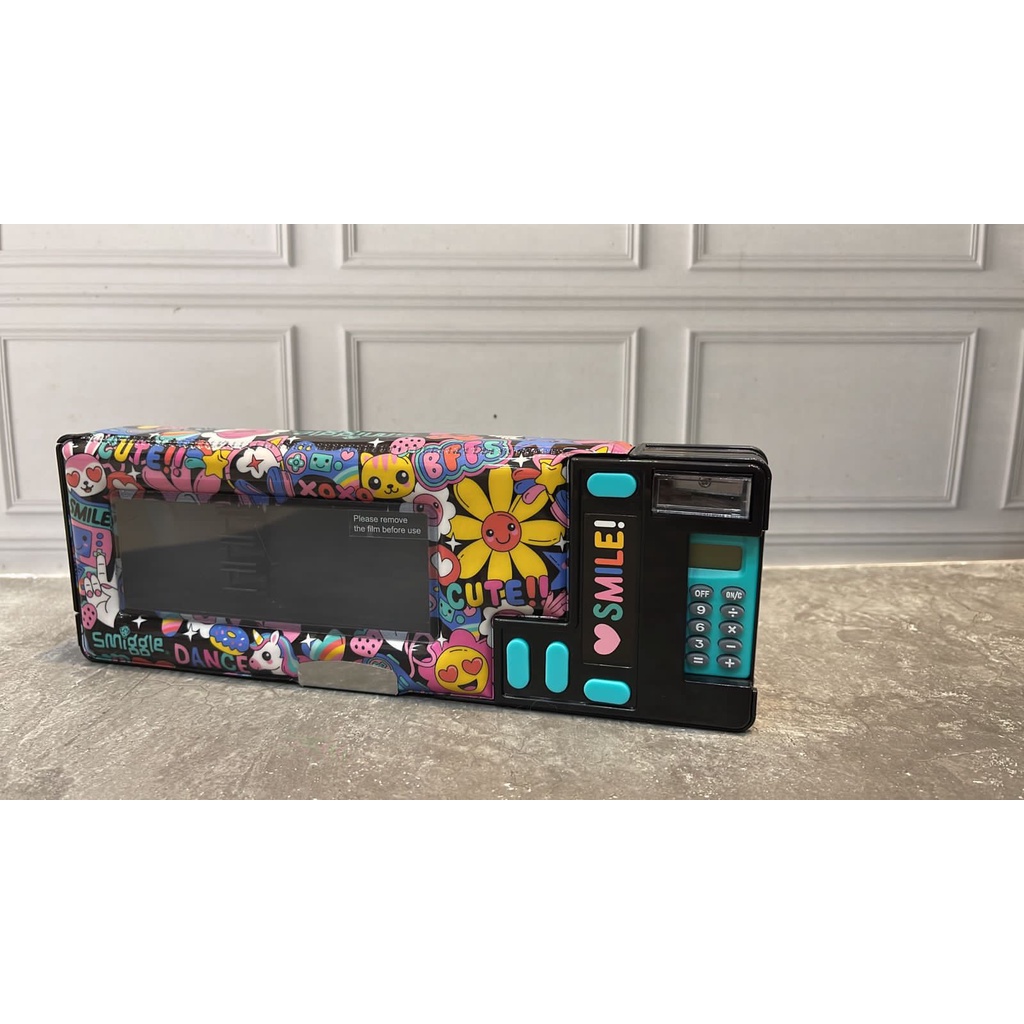 

SMIGGLE POP OUT BRIGHT SIDE MIX FLOWERS- tempat pensil smiggle