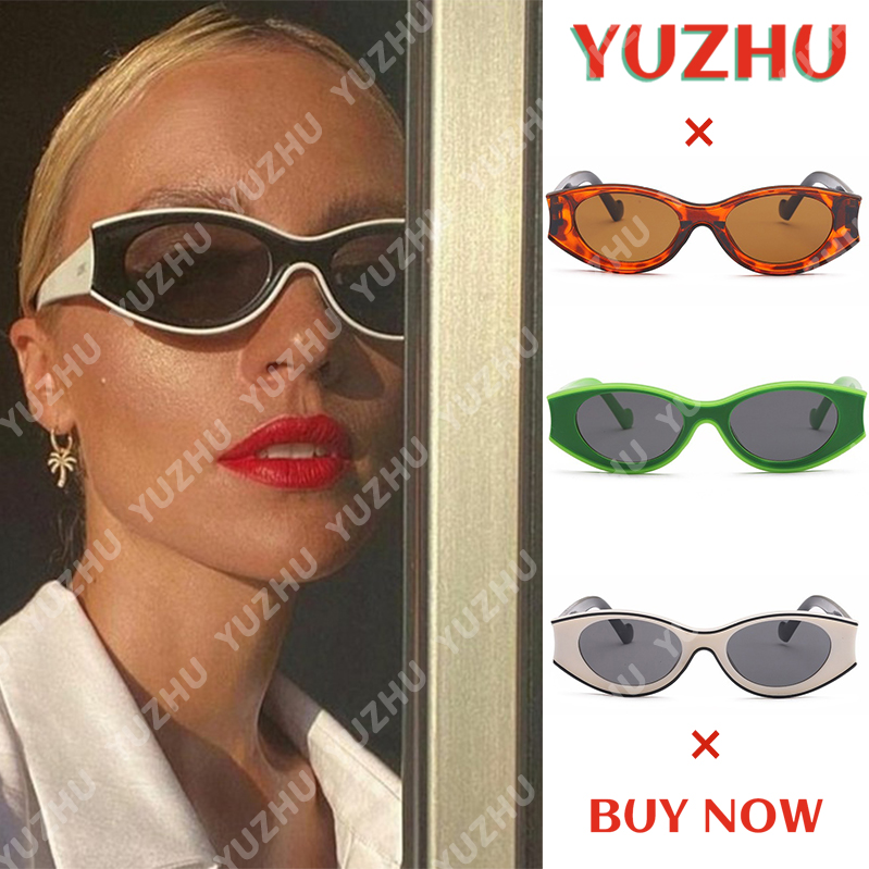 【YUZHU】COD Kacamata Cat Eye Gaya Retro Barat untuk Wanita