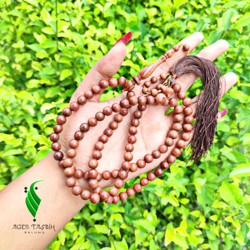 Tasbih Setigi Model Kuncir, Size 8mm isi 99Butir//COD