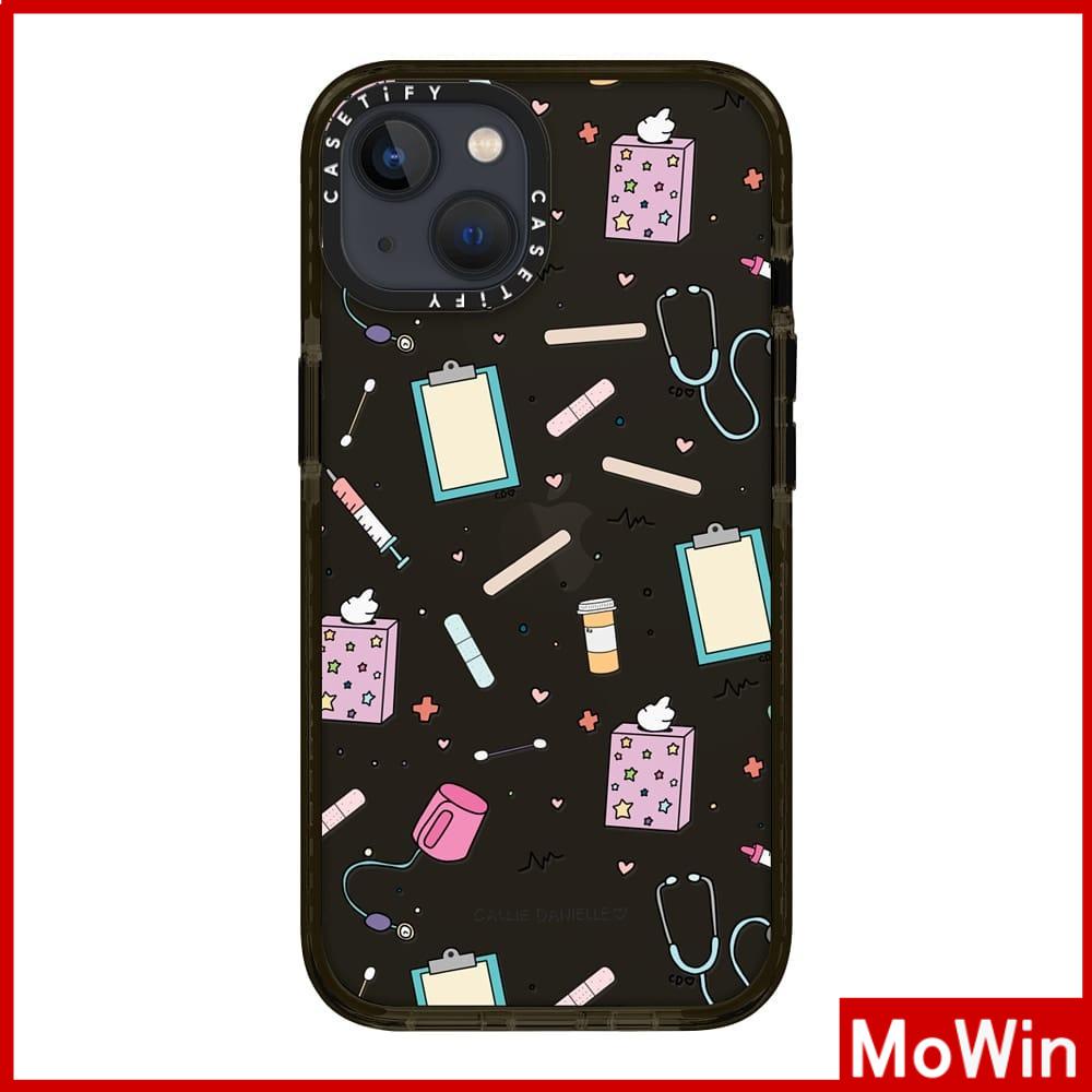 Casing Soft Case Silikon Transparan Tebal Motif Pelangi Untuk iPhone 13 Pro Max 12 Pro Max 11 7 +