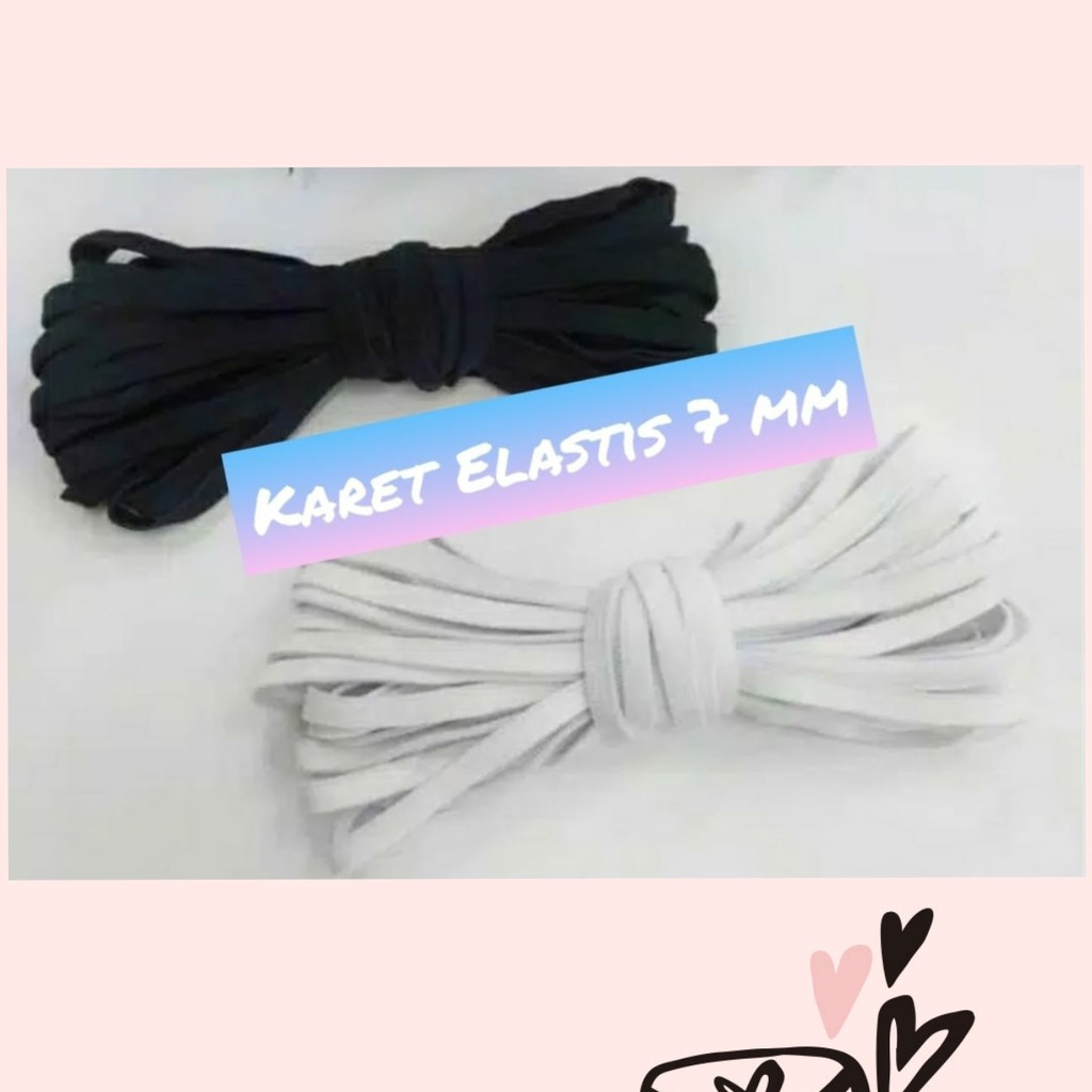 25 YARD - (SIZE 3MM - 8MM)  KARET ELASTIS | TALI ELASTIS |TALI MELAR