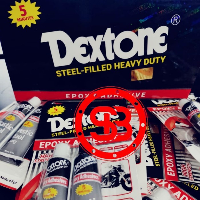 LEM BESI DEXTONE 5 MENIT EPOKSI 48gr / 48 gr