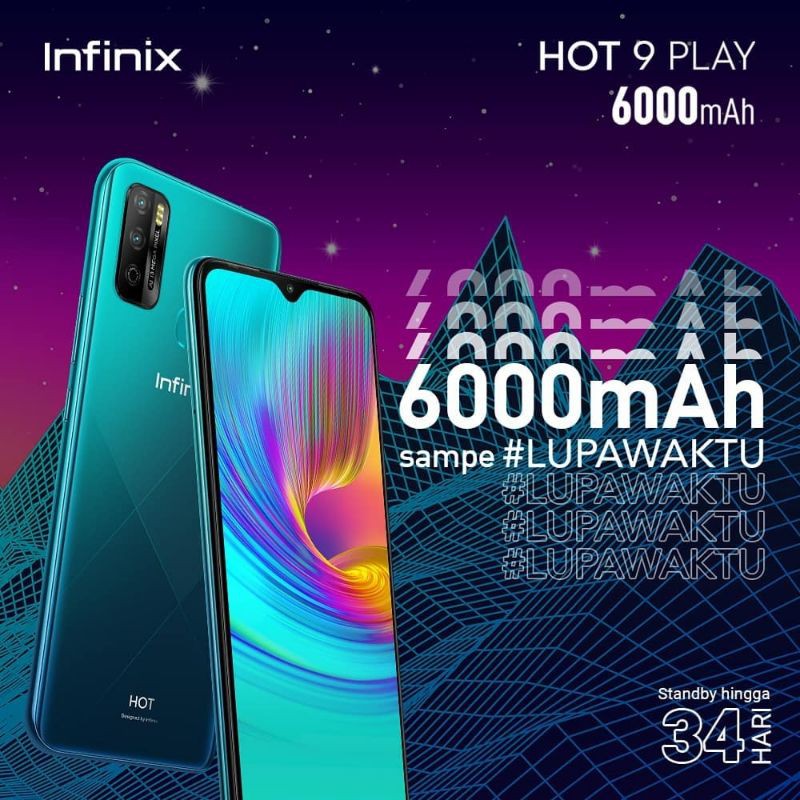 infinix hot 9play ram 4gb internal 64gb