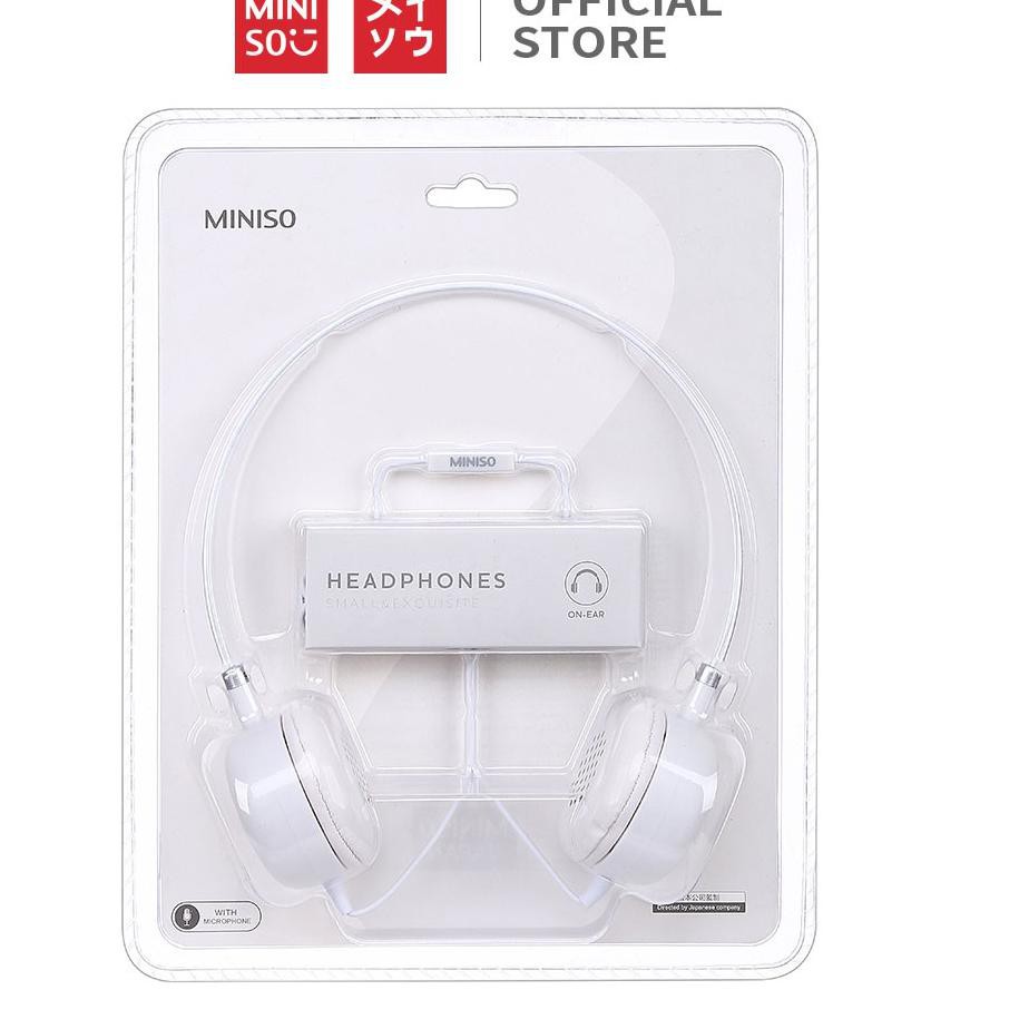 ' Miniso Official Headphone Dilipat Portable Simple Lucu / Headset Gaming  Modis →.