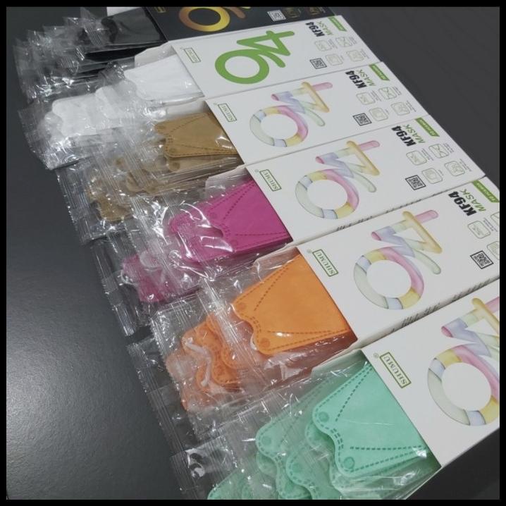 Masker Kf94 Shumu 4Ply Rainbow Hijab /Headloop Kemenkes 1 Box 10Pcs