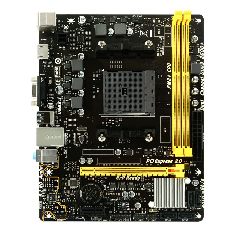 MOTHERBOARD BIOSTAR A68MHE AMD A68H FM2+ DDR3 Micro ATX