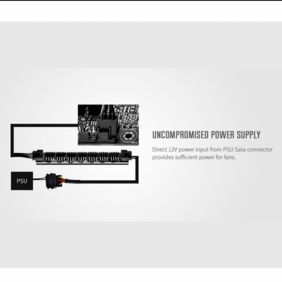 ID-COOLING FH-07 PMW Fan Hub 7 Port IDCOOLING ORIGINAL Resmi