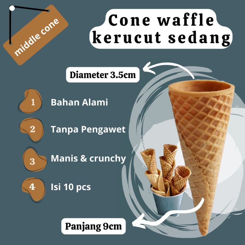 

Cone Waffle Sedang