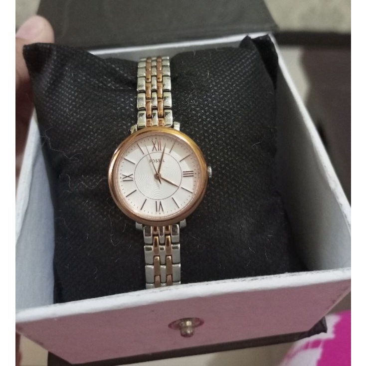 jam tangan Fossil second original