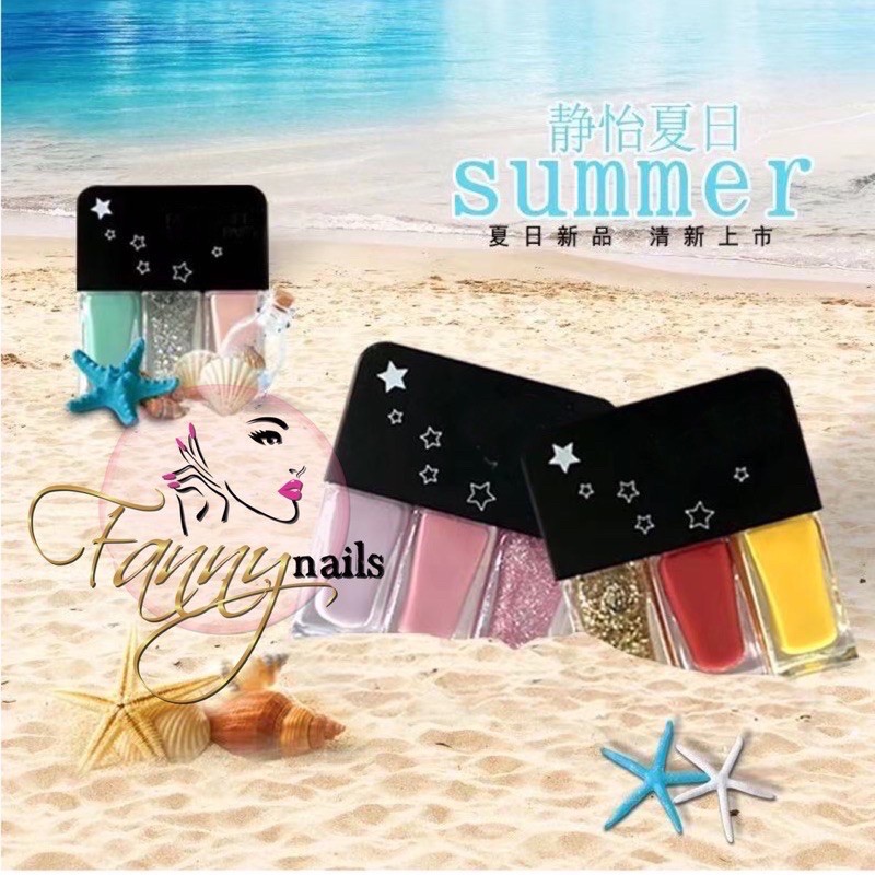 (18WARNA) NAIL POLISH KOREA PREMIUM kutek 3in1 HALAL kutek kuku 3 warna korea KUTEX KOREA