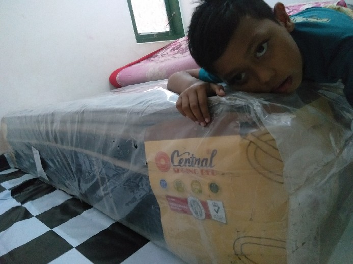 Kasur Springbed Central Deluxe Dominic Pocket Plush Top + Pillow Top 90-200 Cm X 200 Cm