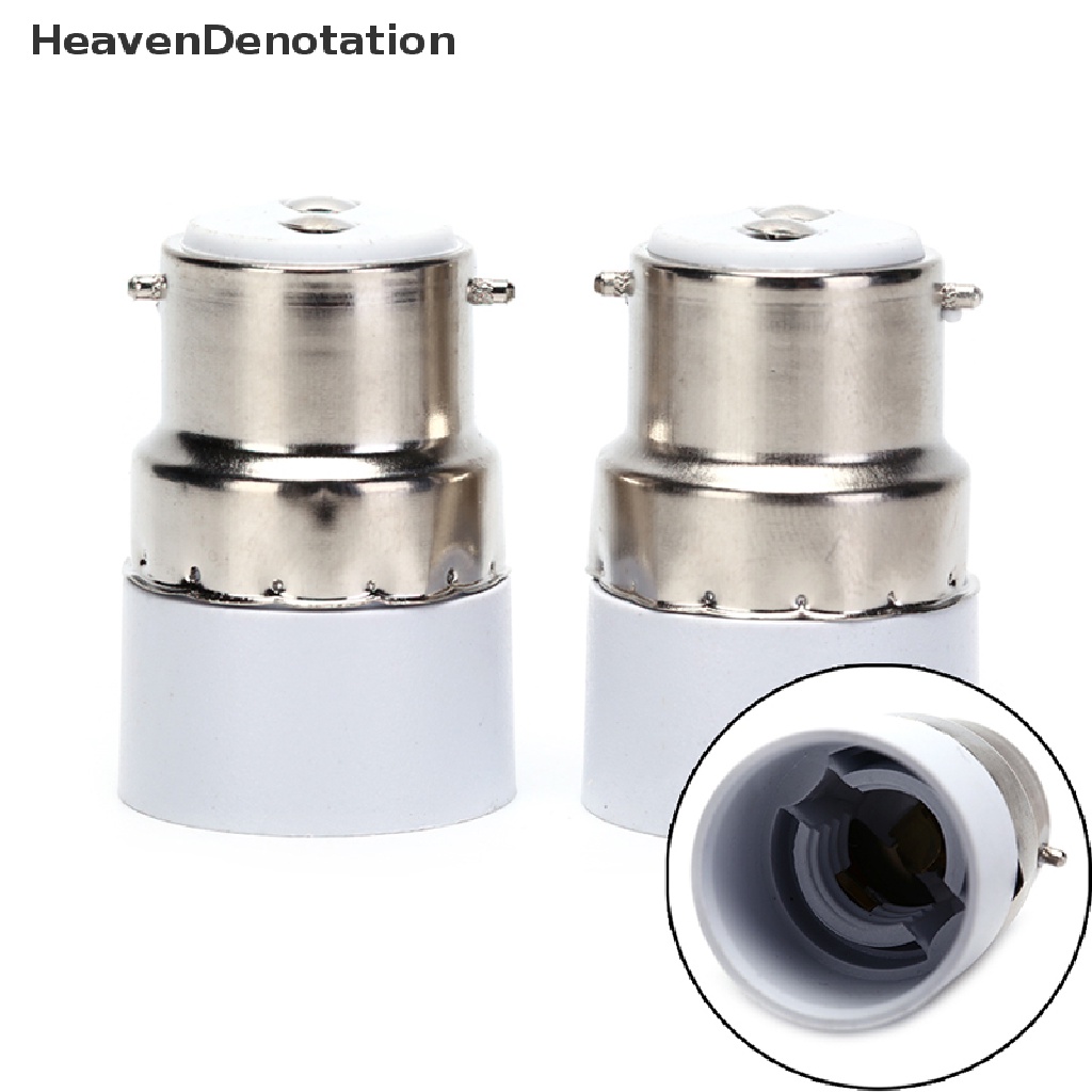 (Heavendenotation) Adapter Konverter Holder Lampu Bohlam B22 Ke E14