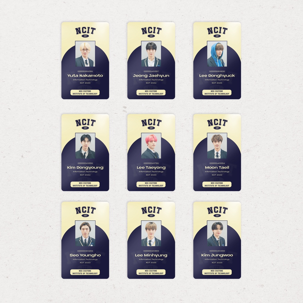 ID CARD LANYARD NCIT NCT 127