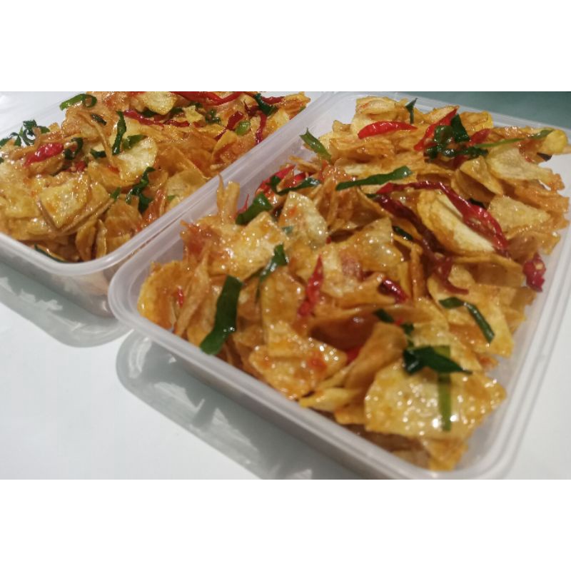 

KERING KENTANG 150GR/KERING KENTANG ENAK LEZAT/KERING KENTANG PEDAS MANIS/KERING KENTANG TERLARIS/KERING KENTANG PREMIUM/KERING KENTANG HOMEMADE