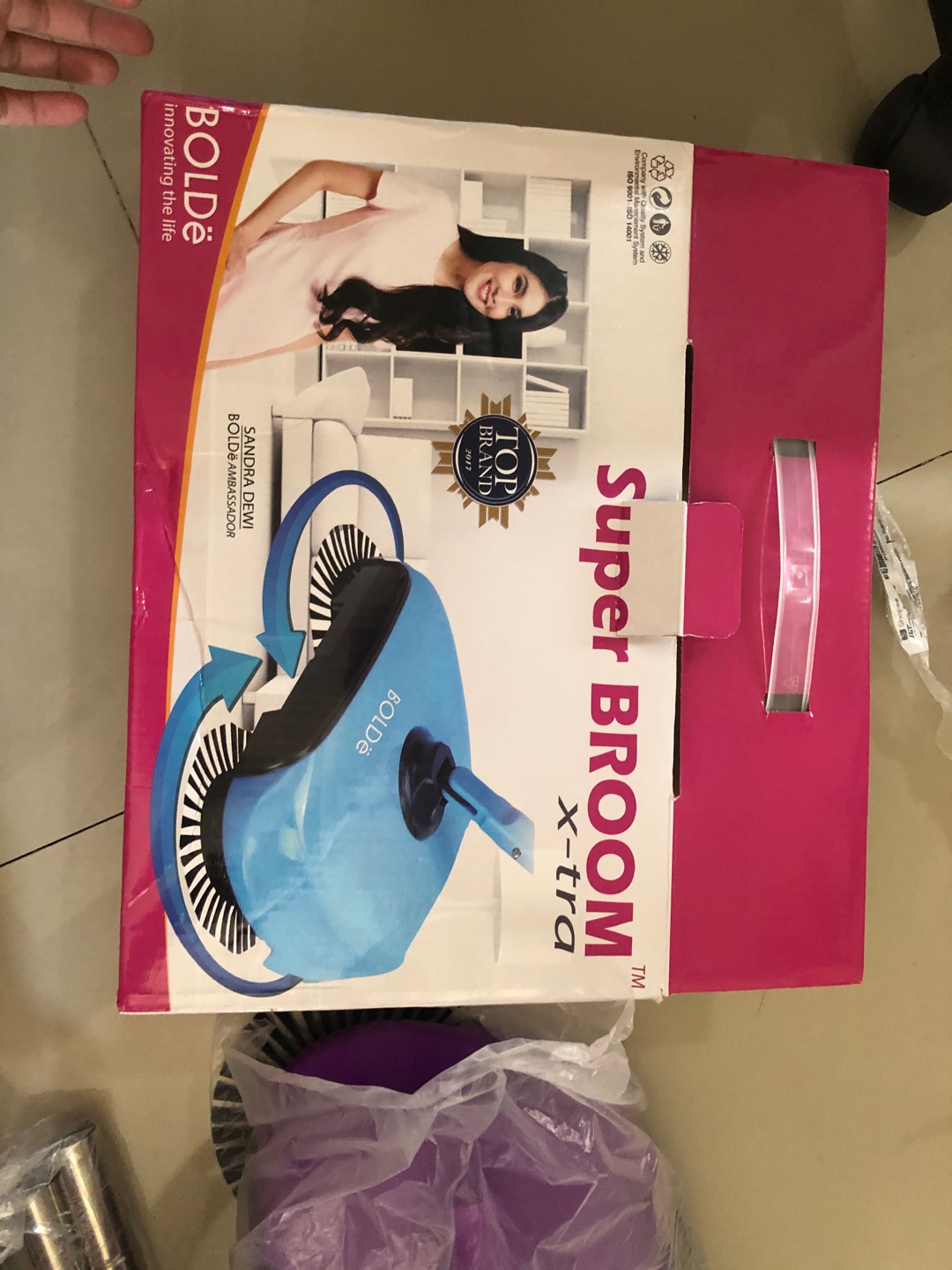 Sapu Otomatis Xtra Bolde - Superbroom - Super Broom - Asli - Free Bubble