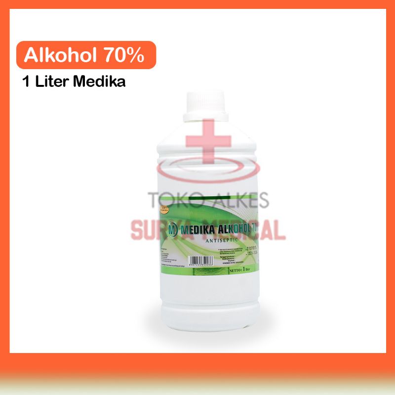 Jual Alkohol 70 Medika 1 Liter Shopee Indonesia