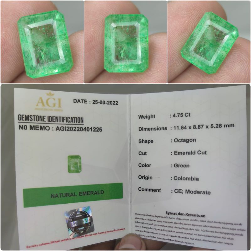 Natural Zamrud Colombia Plus Memo