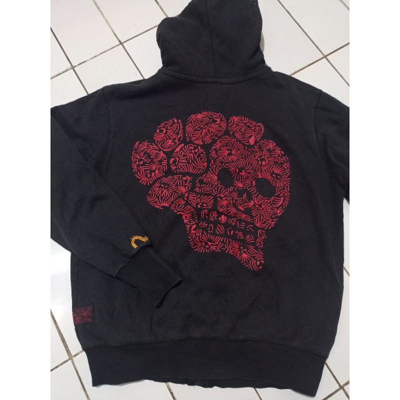 zipper hoodie evisu original