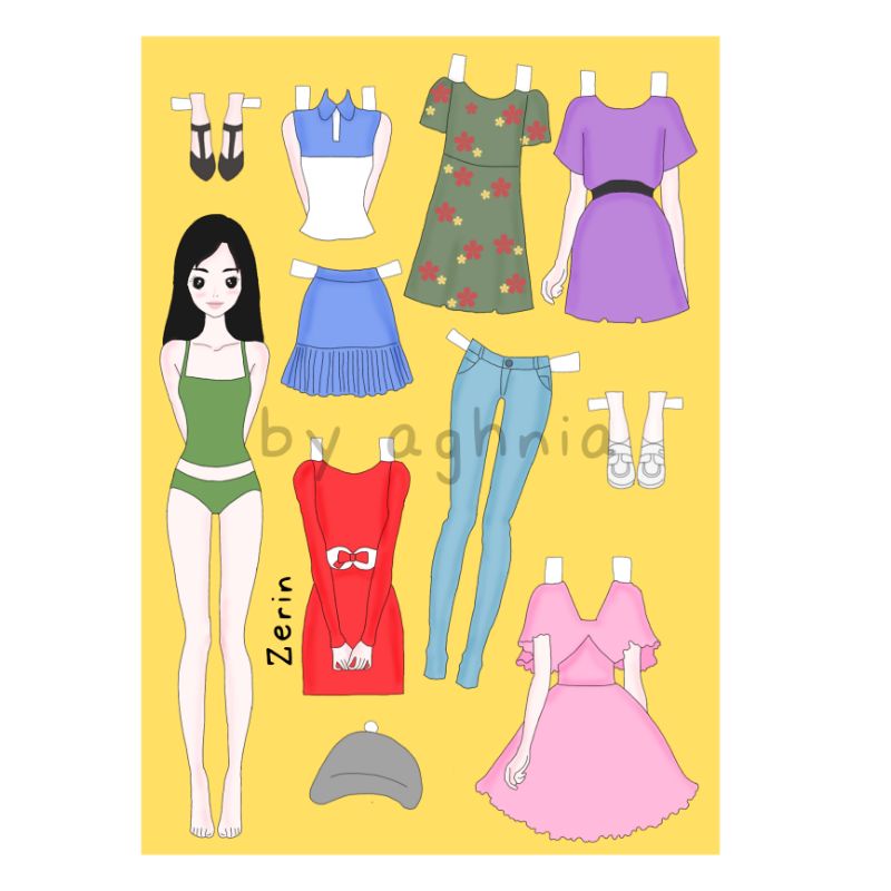 BP-BPEAN (BONGKAR PASANG) | BAJU-BAJUAN | ORANG - ORANGAN | PAPER DOLLS | MAINAN NOSTALGIA JAMAN KECIL
