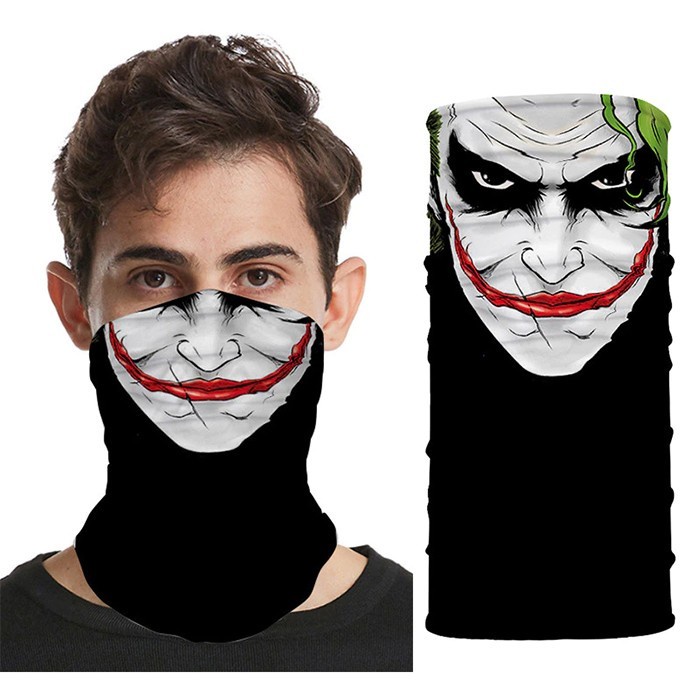 MASKER KAIN JOKER MOTIF SMOKER MASKER SEPEDA MOTOR
