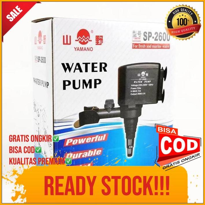 Yamano Sp2600 Sp 2600 Sp-2600 Mesin Pompa Aquarium Aquascape