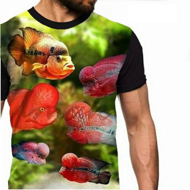 Kaos Ikan Louhan lohan nonong jenong oblong anak cowok pria distro murah keren umakuka gaul ootd