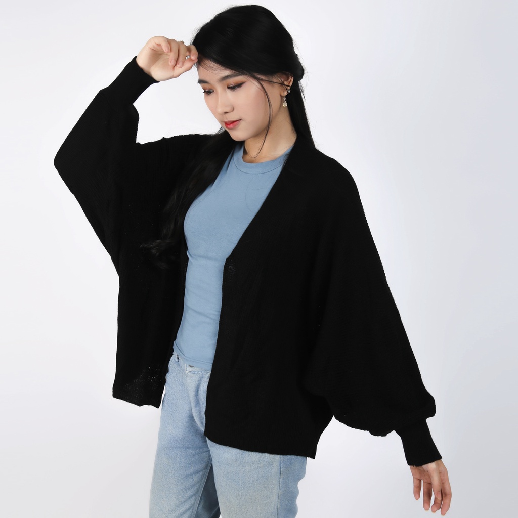 Cardigan Rajut Batwing Wanita | pakaian betwing wanita | CARDIGAN BATWING Kardigan Rajut | OVERSIZE B