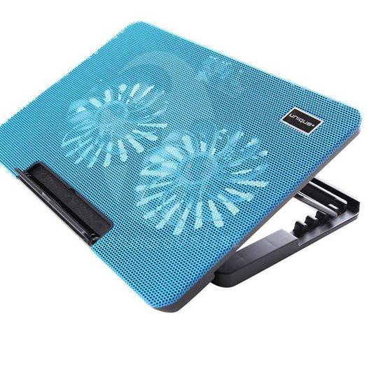 ☃ Laptop Cooling Pad Unitech Cooling Laptop - Cooler Laptop MaxCool Black ✫