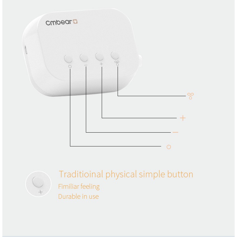 [ Rechargeable ] Cmbear Pompa ASI Elektrik Ganda / Double Electronic Breast Pump BPA Free ZRX-0921LD