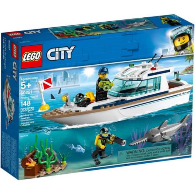 Lego City Kapal Penyelam Diving Underwater 148 Pcs ...