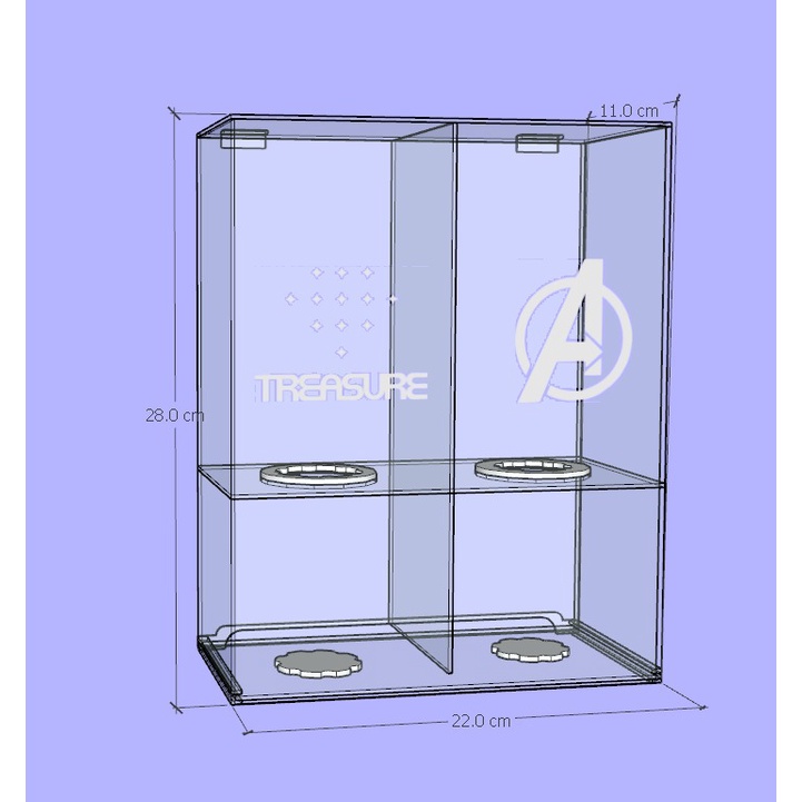 Lightstick TREASURE x Lightstick AVANGER / Box Lightstick Akrilik TREASURE x AVANGER