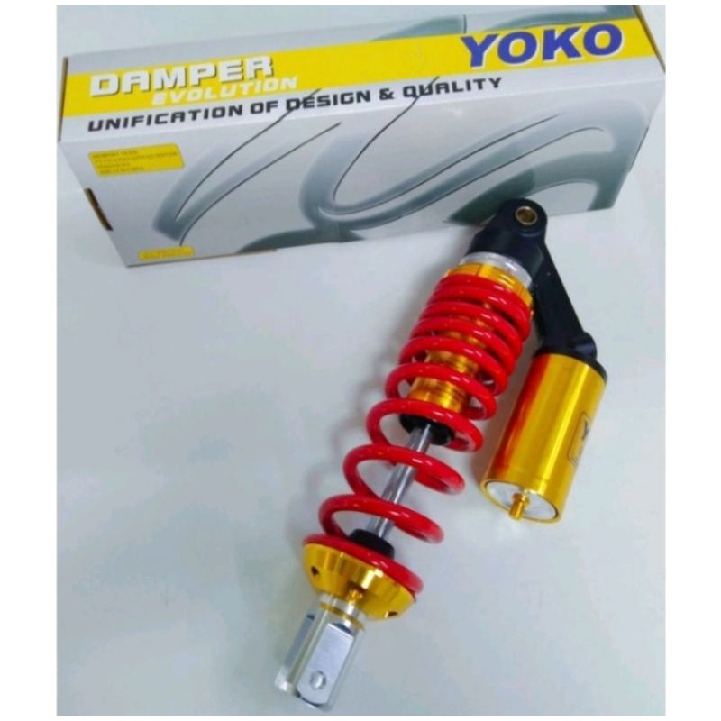 SHOCK SHOCK BEAKER BELAKANG MATIC TABUNG ATAS YOKO UK 305MM MIO BEAT XEON FINO SCOOPY DILL