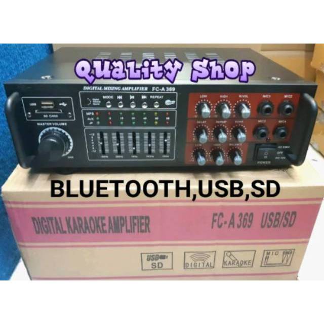 Power mixer Jack Rodweel 4 Channel Baru Bluetooth usb sd