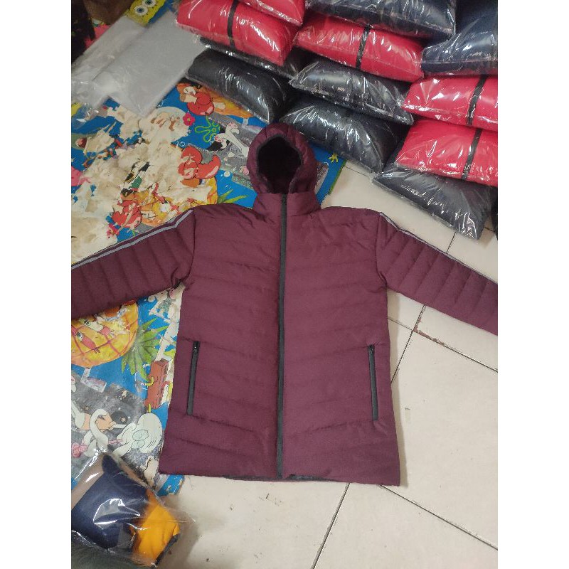 Jaket winter / jaket musim dingin / jaket tebal / jaket winter pria / fashion pria-Marun