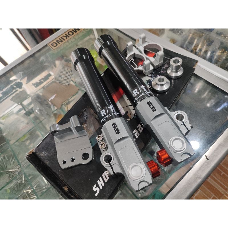 BOTTOM SHOCK RT STAGE PCX 150 SET BRAKET KALIPER MONOBLOK