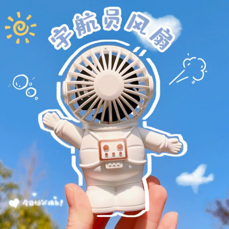 Kipas angin portable karakter astronot cute fan