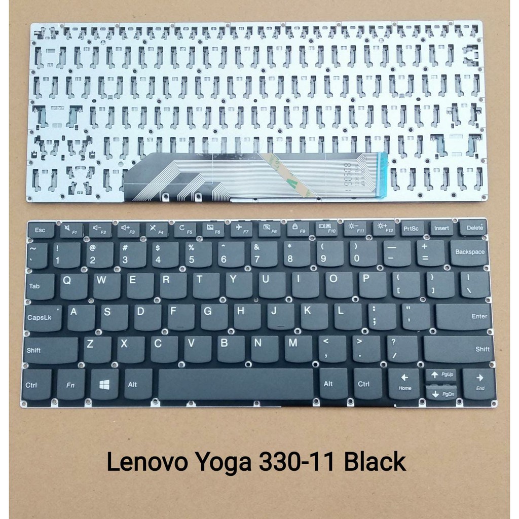 KEYBOARD LAPTOP LENOVO Lenovo Ideapad Yoga 330-11 330-11IGM Black (no power button)  ORI
