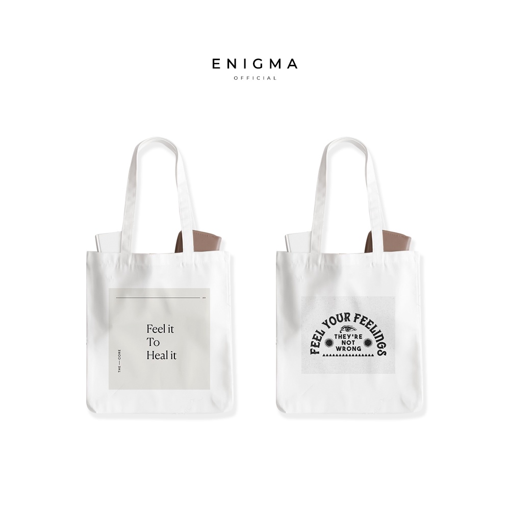 TERBARU TOTEBAG KANVAS AESTHETICS ORIGINAL ENIGMA OFFICIAL TOTEBAG WANITA TAS TOTE BAG