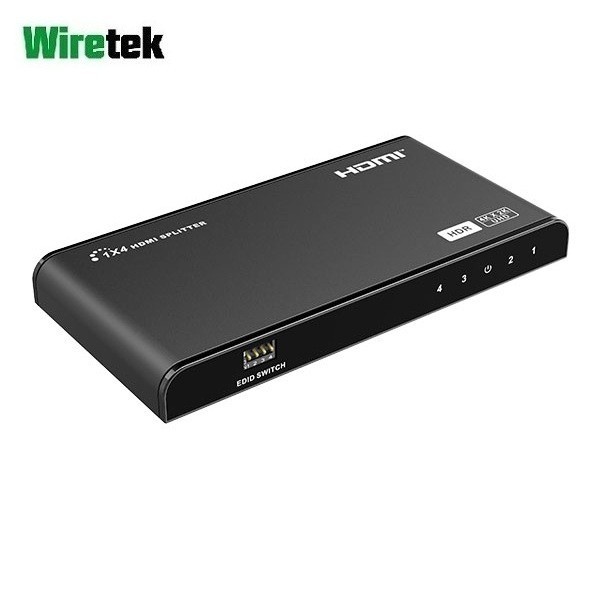 Wiretek HDMI 2.0 Splitter 4port 4Kx2K